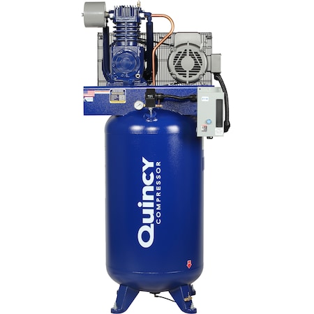 Quincy Compressor 7.5 HP Two Stage-QT PRO (Splash Lubricated)-w/Mag Starter, 271CS80VCB23 471CS80VCB